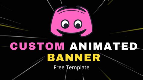 Discord Custom Animated Banner Maker Free Template Youtube