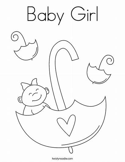 Coloring Pages Shower Newborn Printables Printable Boy