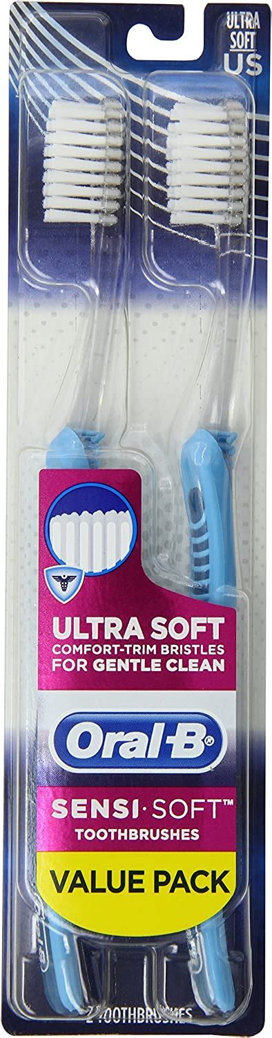 Oral B Sensi Soft Ultra Soft Toothbrushes 2 Count Uk