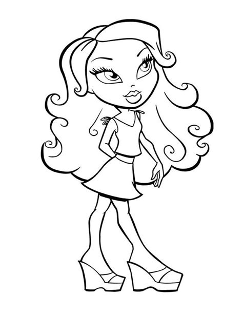 Bratz Kleurplaten 3 Páginas para colorear disney, Páginas para