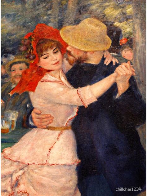 Pierre Auguste Renoir Dance At Bougival French Artist Photographic