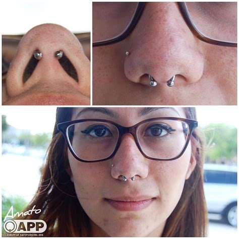 Fresh Septum By Joe For This Super Unique Nose With Some Anatometalinc