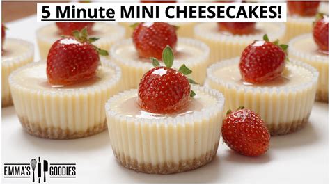 Easy 5 Minute Mini Cheesecake Recipe How To Make Mini Cheesecakes