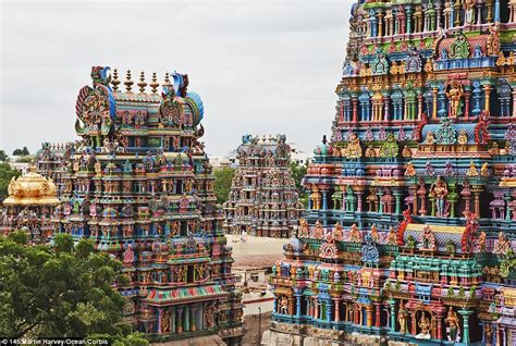 Indias Meenakshi Temple Are An Explosion Of Vibrant Shades And 33k
