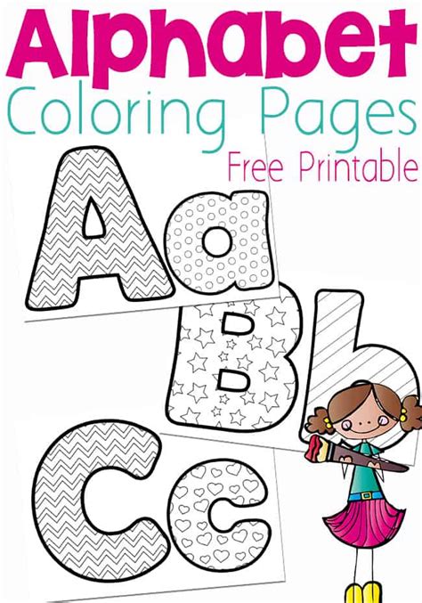 Free Printable Letter Coloring Pages