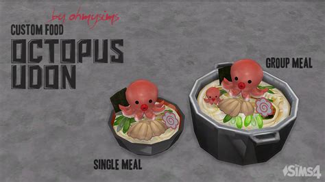 Mod The Sims Octopus Udon