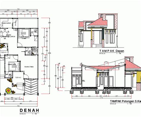 desain rumah minimalis  lantai type  model rumah unik