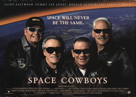 Frank corvin, 'hawk' hawkins, jerry o'neill and 'tank' sullivan were hotdog members of project daedalus, the air force's test program for space travel, but their hopes were dashed in 1958 with the formation of nasa and the use of trained chimps. Space Cowboys 2000 Original Movie Poster #FFF-49812 ...
