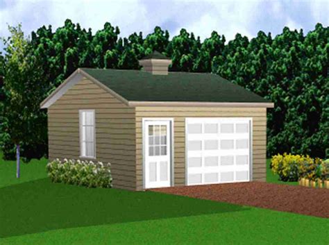 Plans Garages Single Garage Simple Hip Roof House Plans 21515
