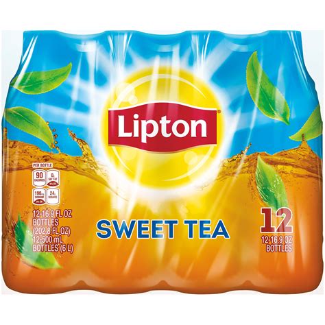 Lipton Sweet Iced Tea 169 Fl Oz 12 Count Walmart