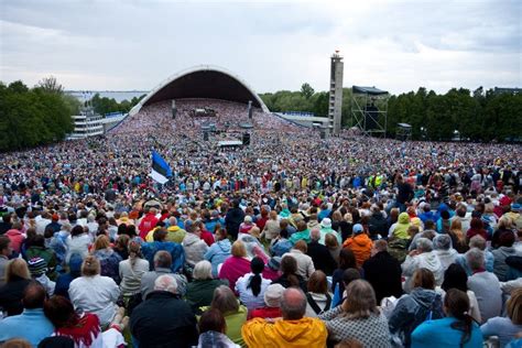 Estonian National Song Festival In Tallinnestonia Editorial