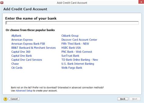 How to set up a capital one online account? How to Add a Credit Card Account in Quicken 2015 - dummies