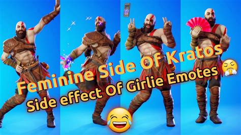 Kratos Doing Girlie Emotes Pure Cringe Episode 1 Fortnite YouTube