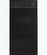 24 Double Wall Oven Electric Black Images