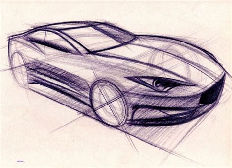 Car Perspective Drawing Car Body Design Perspective Sketch Car