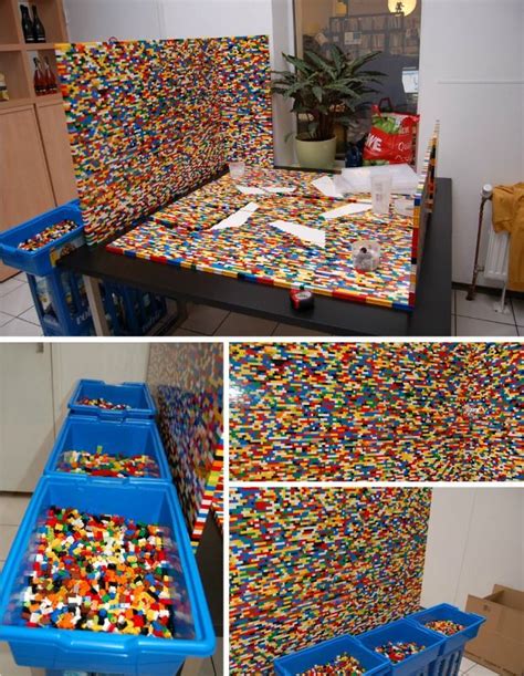 This Bright Lego Wall Is Seriously Impressive Lego Wall