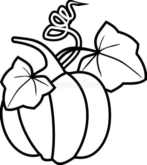 Potted Plants Clipart Black And White Pumpkin