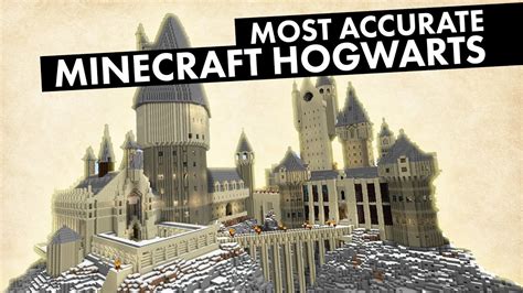 Hogwarts Castle Minecraft Blueprints The Most Accurate Hogwarts