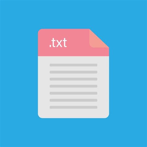 Arquivo De Formato Txt Documento Em Extensão Txt Vetor De Arquivo Txt Vetor Premium