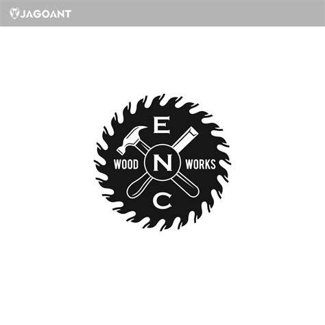 Bold Masculine Woodworking Logo Design For Enc Woodworking By Jagoan