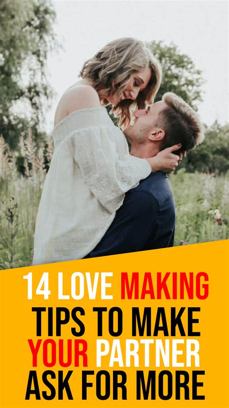 Love Making Tips To Make Your Partner Ask For More