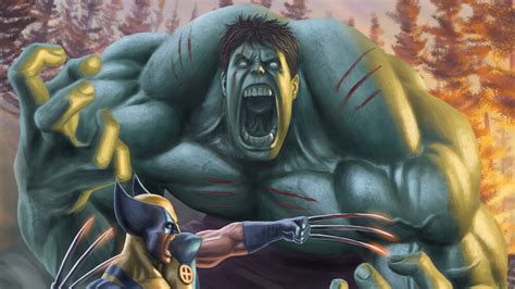 5 Ultimate Wolverine Vs Hulk Hd Wallpapers Background