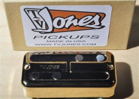 Tv Jones Thundermag Gold Bridge Bass Guitar Pickup Tmb Uvgld Ebay