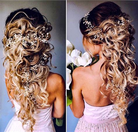 Crystals Bridal Wedding Bridal Hair Vinewedding Etsy Long Hair Vine