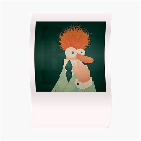 Muppet Beaker Meep Funny Premium Matte Vertical Poster Sold By Zeeshan