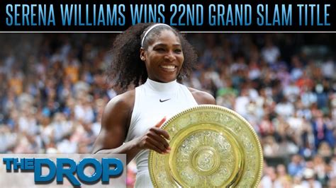 Serena Williams Ties Record With Wimbledon Victory The Drop Presented