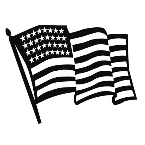 Flag Clipart Black And White Printable Flags