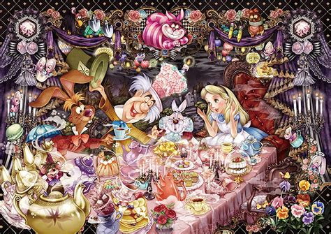 Tenyo 1000 Piece Jigsaw Puzzle Alice In Wonderland No Awake Dream Tea