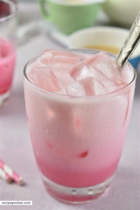 Pink Milk Thai Nom Yen Pink Milk Drinks Alcohol Recipes Drink Milk