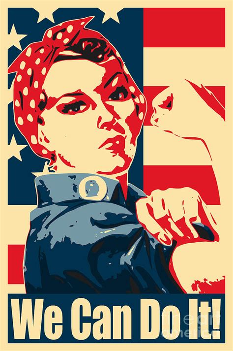 Rosie The Riveter We Can Do It Propaganda Poster Digital Art By Megan Miller Fine Art America