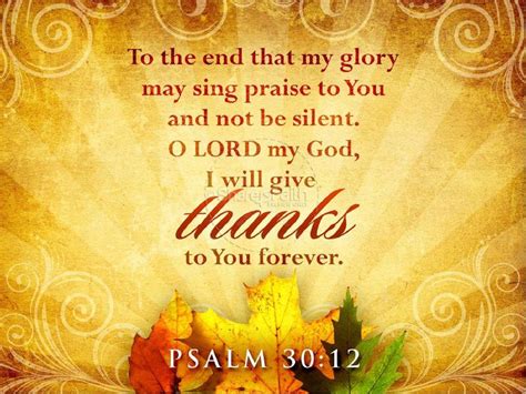 Happy Thanksgiving Powerpoint Sermon Slide 3 Read Bible Psalm 30 Psalms