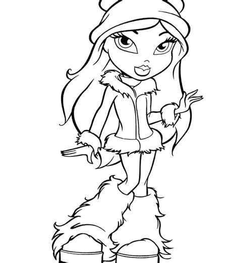 They will surely enjoy filling colors in these elegant doll and their fashionable clothes. Bratz Coloring Pages Yasmin at GetColorings.com | Free ...