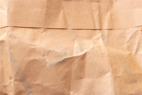 Recycle Brown Paper Crumpled Texture Old Paper Surface For Background