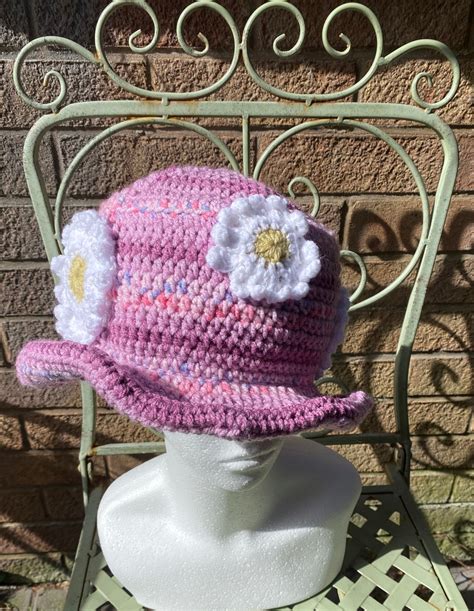 Crochet Daisy Festival Bucket Hat Etsy