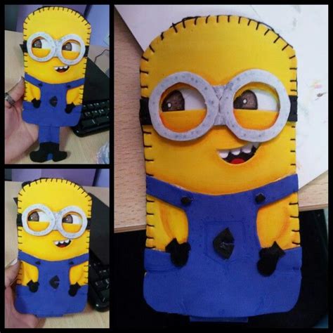 You don't want to spend the using foam for your home project will give you a comfortable result that will withstand years of wear and tear. Minions phone case foam eva | Minion phone cases, Crafts ...