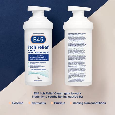 Buy E45 Itch Relief Cream 500g Chemist Direct