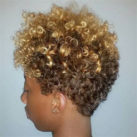 40 Cute Tapered Natural Hairstyles For Afro Hair Tapered Natural Hair Blonde Natural Hair