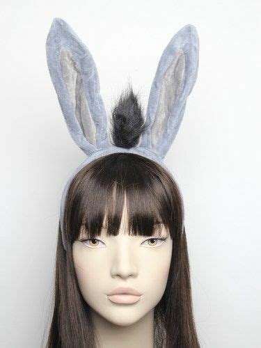 Donkey Ears With Tail Aliceband Headband World Book Day Fancy Dress