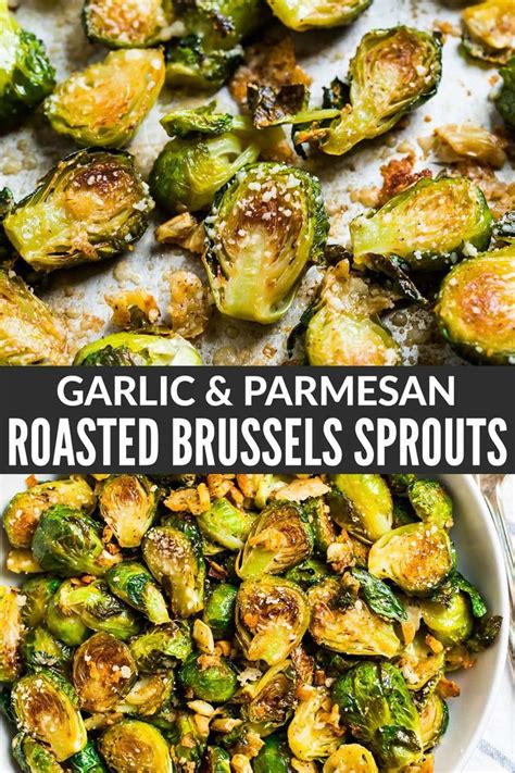 Cut lime in half and extract juice. Oven roasted brussels sprouts with garlic and Paremsan are ...