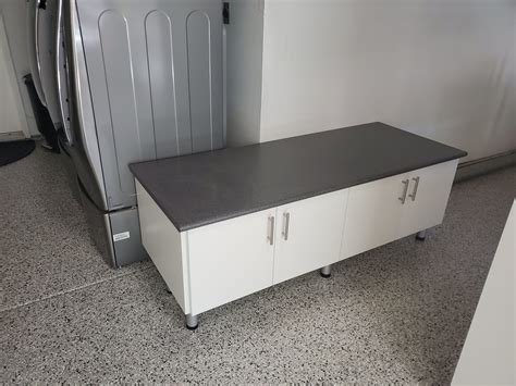 The job was completed impeccably and i am having them build two custom cabinets for beneath the lockers. Custom Garage Cabinets & Shelves │ San Diego Closet Design