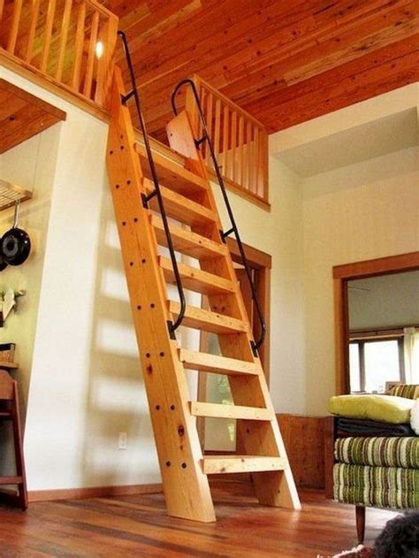 53 Smart Tiny House Loft Stair Ideas Loft Railing Tiny House Stairs