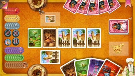 Whole sections of the board can become impassable wastelands. Jaipur App Review | play board games