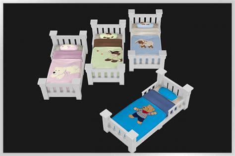 Blackys Sims 4 Zoo Childrens Bed Classic By Weckermaus • Sims 4 Downloads