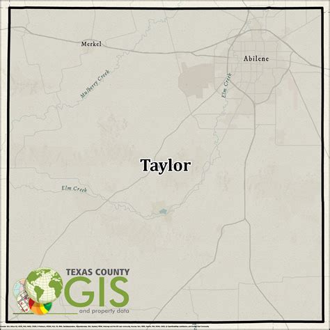 Taylor Texas County Gis Data