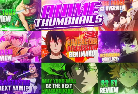 Design Anime Thumbnails That Attracts Viewers By Tousifahmed6 Fiverr