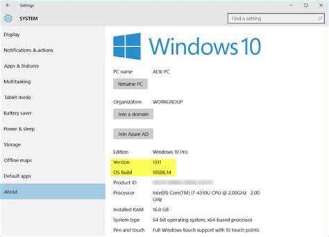 How To Check Build Number And Version Of Installed Windows 10 Os Vrogue